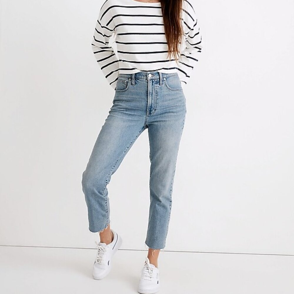 Madewell Perfect Vintage Jeans 25 Ellicott Wash High Rise Mom Jean Sold Out